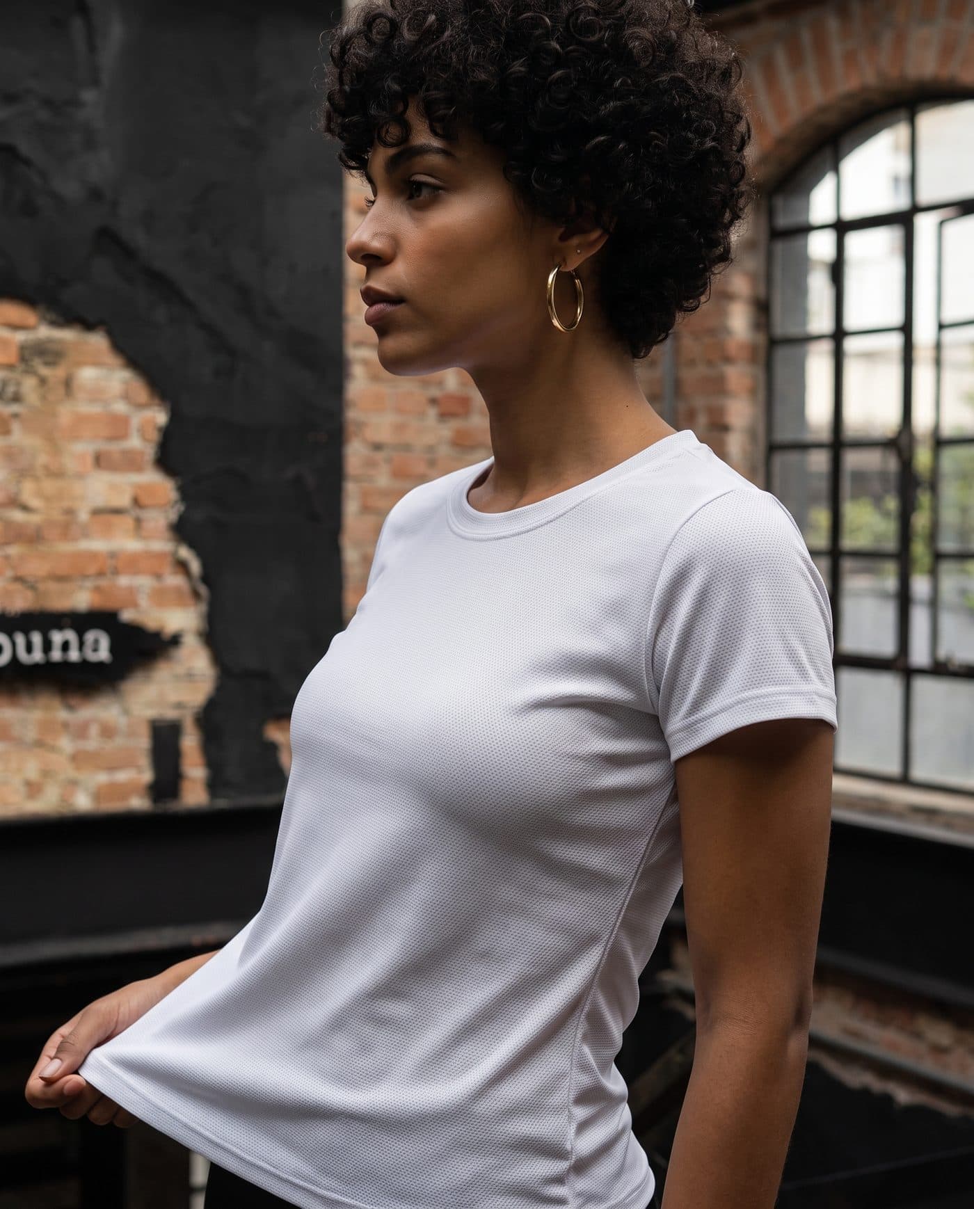 Baby Look Dry Fit — vista 3, no Galpão Una